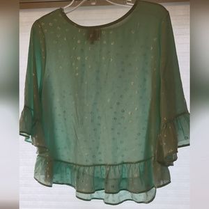 Mint Green Blouse